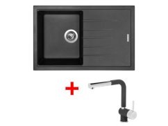 Sinks BEST 780 Granblack + Mix 3 P GR Sinks BEST 780 Granblack + Mix 3 P GR