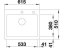Blanco PALONA 6 InFino keramika basalt s excentrom
