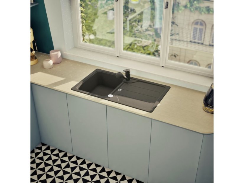 Granitový dřez Schock Formhaus D-100-A Onyx