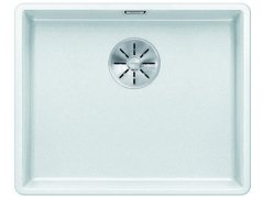 Granitový dřez Blanco SUBLINE 500 F InFino bílá bez táhla