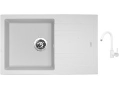 Set Sinks LINEA 780 N Milk + baterie Sinks MIX 35 Milk Set Sinks LINEA 780 N Milk + baterie Sinks MIX 35 Milk