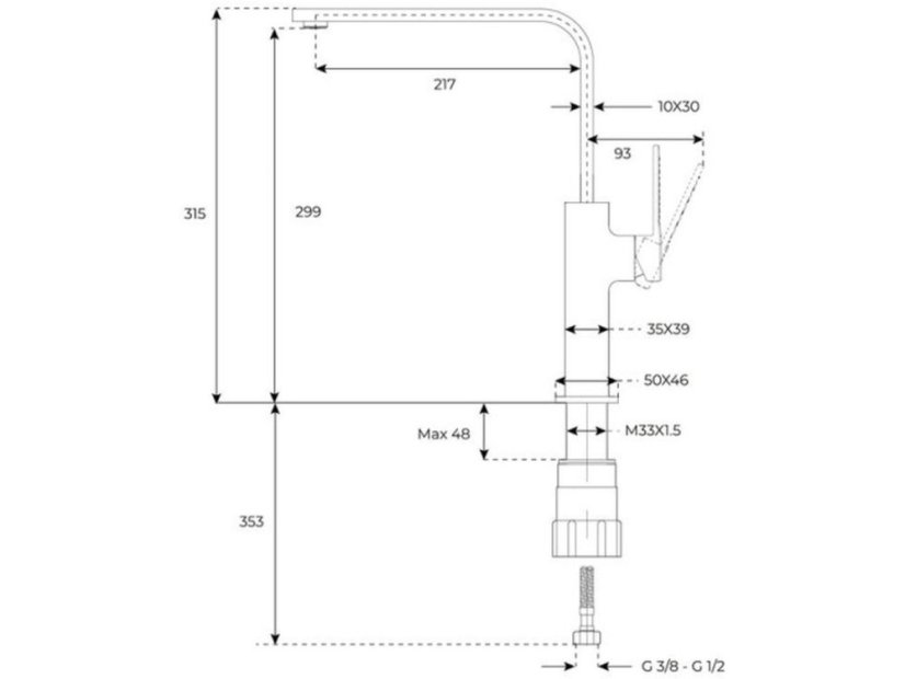 Dřezová baterieTeka BROOKLYN 915 - 5