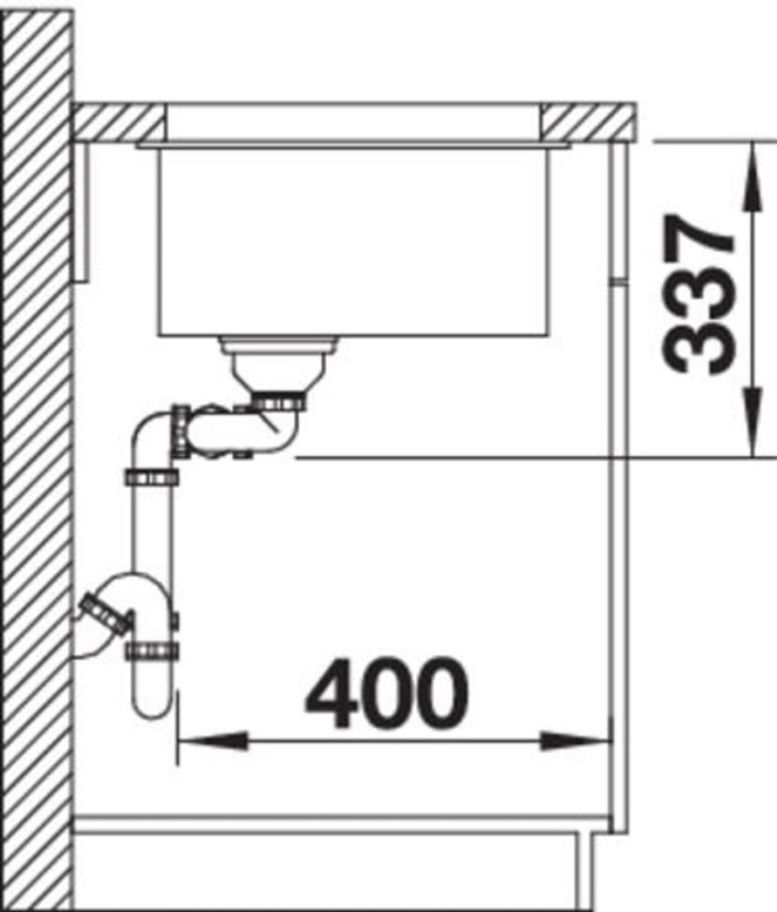 Granitový dřez Blanco SUBLINE 480/320 U Bílá soft - 6