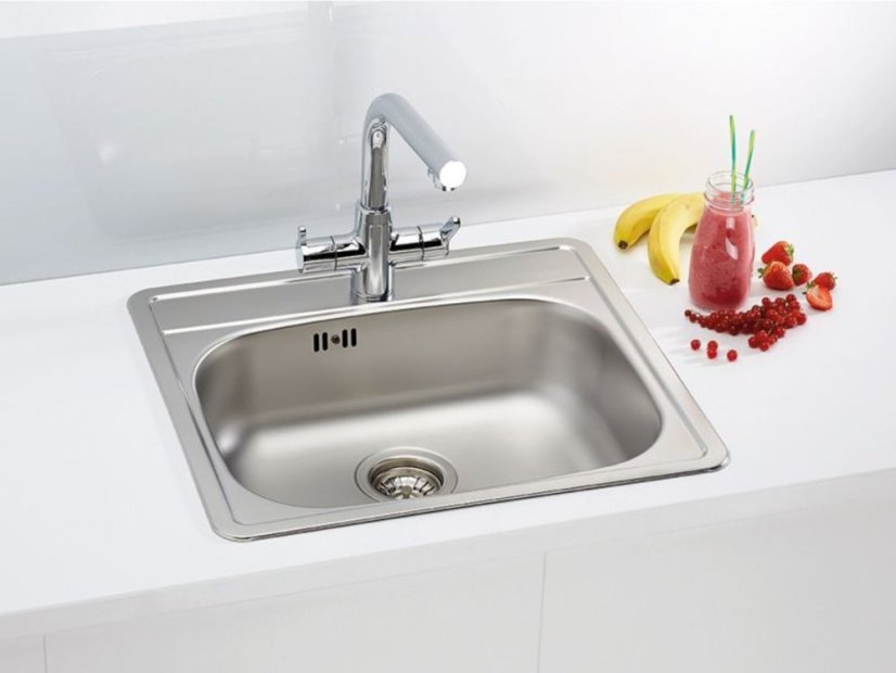 Nerezový jednodřez Alveus MORE 10 satin