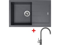 Set Sinks Amanda 780 Titanium + Vitalia GR