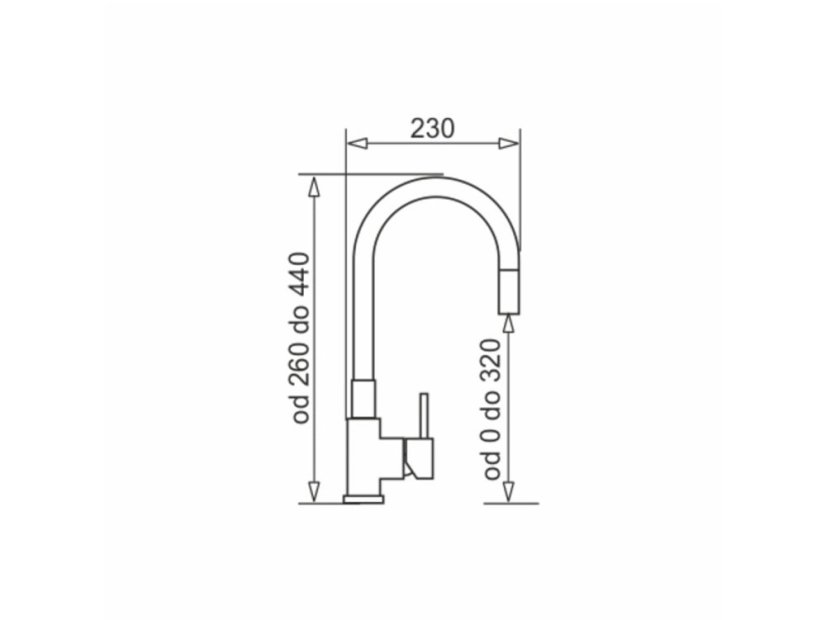 Kuchynská batéria Pyramis Flessi Béžová
