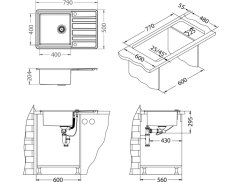 Nerezový drez Alveus Rando 30