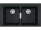 Tectonitový dřez Franke S2D 620-86 Černá