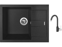 Set Sinks AMANDA 650 Metalblack + batéria Sinks MIX 35 Metalblack Set Sinks AMANDA 650 Metalblack + batéria Sinks MIX 35 Metalblack