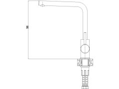 Drezová batéria Alveus Selma čierna