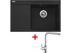 Set Sinks RIM 780 P Metalblack + Elka