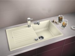 Granitový drez Blanco ZIA 5 S čierna s excentrom Granitový drez Blanco ZIA 5 S čierna s excentrom