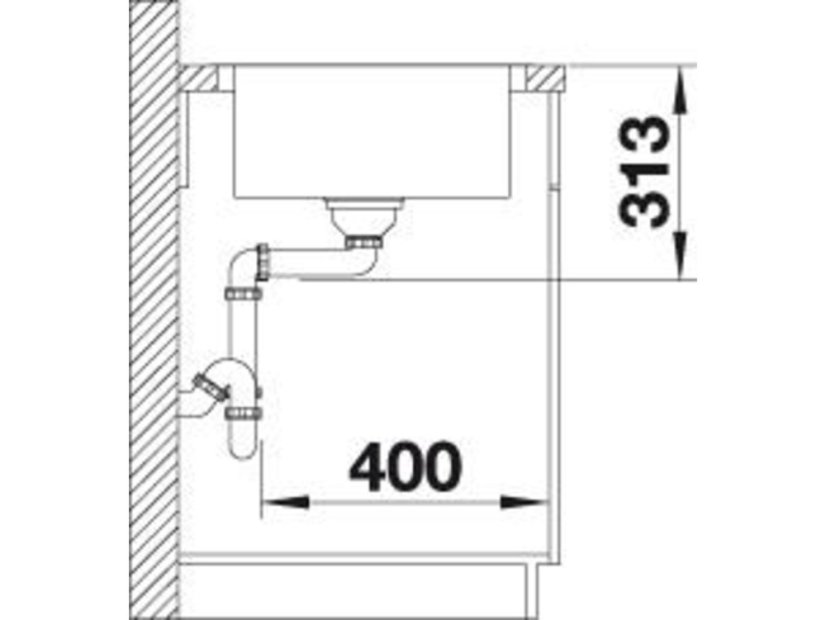 Nerezový dřez Blanco Classimo XL 6 S-IF InFino nerez kartáčovaný