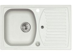Granitový dřez Alveus RECORD 30 bílá