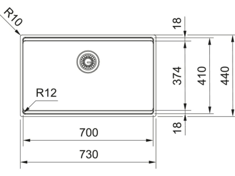 Nerezový dřez Franke BXX PRO 210/110-70 Nerez