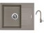 Set Sinks LINEA 600 N Truffle + baterie Sinks MIX 35 Truffle