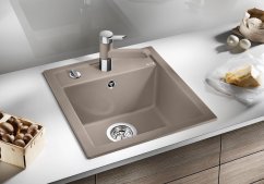 Granitový drez Blanco Dalago 45 biela soft, s excentrom