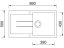 Set Sinks AMANDA 860 Metalblack + baterie Sinks MIX 35 Metalblack