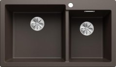 Granitový dřez Blanco PLEON 9 Káva, levý