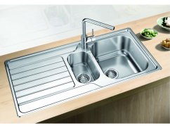 Nerezový dřez Blanco DINAS 6 S nerez kartáčovaný bez excentru