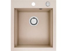 Granitový drez Pyramis Siros 47 x 51,5 Béžová
