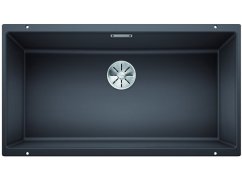 Granitový drez Blanco SUBLINE 800 U InFino sivá skala bez tiahla