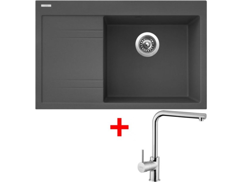 Set Sinks RIM 780 P Titanium + Elka