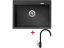 Set Sinks Maximo 680 Metalblack + Vitalia GR
