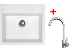 Sinks SOLO 560 Milk + ARCO celonerezová