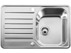 Nerezový dřez Blanco LANTOS 45 S IF Compact Nerez kartáčovaný s excentrem