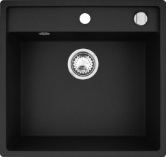 Granitový drez Pyramis Camea 53x50 1B Carbon