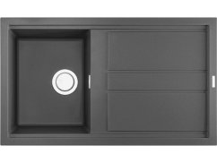 Granitový drez Elleci Best 400 Dark grey K99