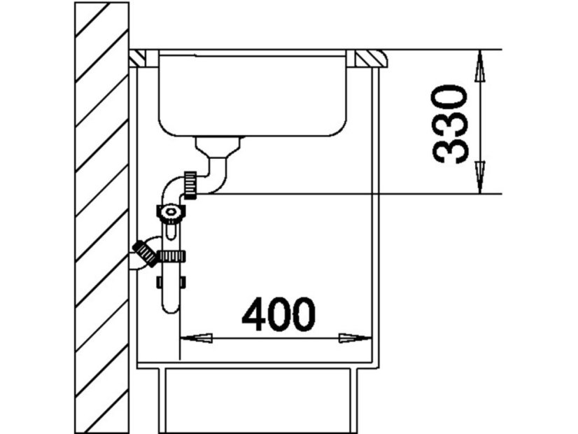 Granitový dřez Blanco AXIA II 5 S-F Silgranit šedá skála