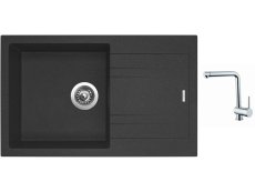 87513_granitovy-drez-sinks-linea-780-n-granblack-drezova-baterie-sinks-mix-3-chr