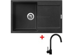 Sinks ULTIMA 790 Granblack + Vitalia čierná matná