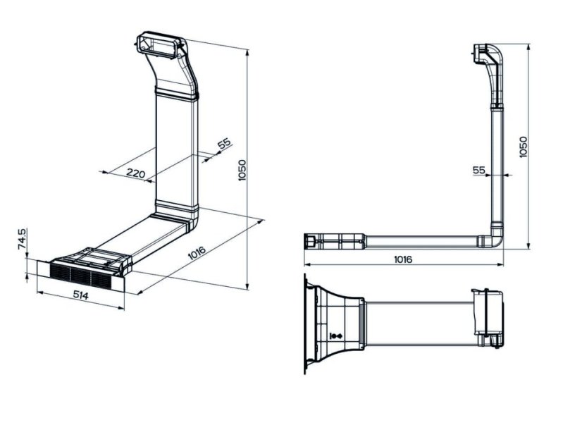 Franke Sada na recirkuláciu cez mriežku 8 cm