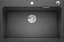 Granitový dřez Blanco ETAGON 8 Černá, s excentrem