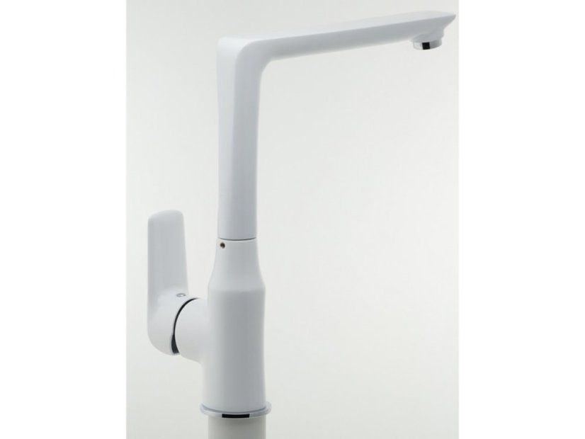 Dřezová baterie Nobless Tina bílá/chrom 5