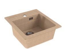 Granitový dřez Alveus ATROX 20 béžový 3d