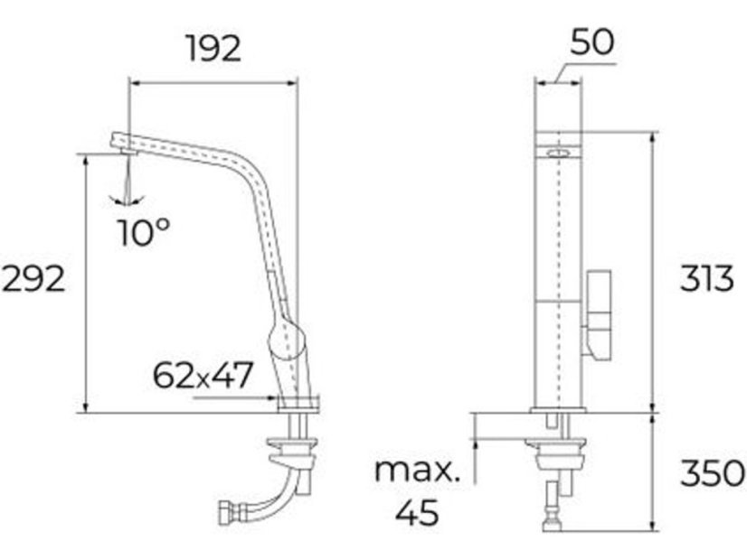 Dřezová baterie Teka ICC 915 TIT