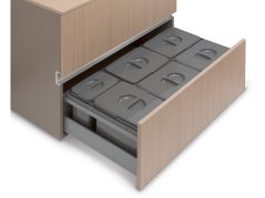 Odpadkový kôš Sinks JAZZ 900 5x15 l + 1x7 l