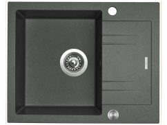 Sinks LINEA 600 XC Titanium + Elka čierná matná