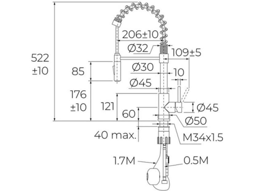 Drezová batéria Teka UNI 9912 XP