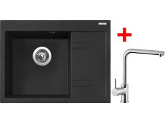 Set Sinks RIM 650 L Granblack + Elka