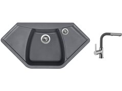 Set Sinks NAIKY 980 Titanium + baterie Sinks ENIGMA S Titanium Set Sinks NAIKY 980 Titanium + baterie Sinks ENIGMA S Titanium