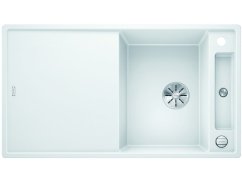 Granitový dřez Blanco AXIA III 5 S InFino bílá dřez vpravo s excentrem přísluš. dřevo Granitový dřez Blanco AXIA III 5 S InFino bílá dřez vpravo s excentrem přísluš. dřevo