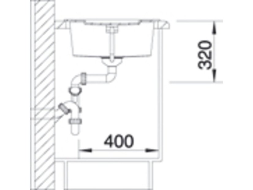 Granitový drez Blanco METRA 5 S sivá skala