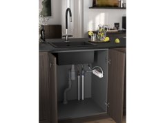 Filtrační baterie Ferro Filtrata s flexibilním ramenem, černá/chrom BFT41B