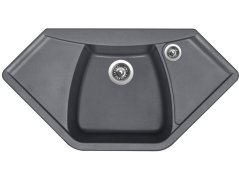 Set Sinks NAIKY 980 Titanium + baterie Sinks SLIM S2 kartáčovaná