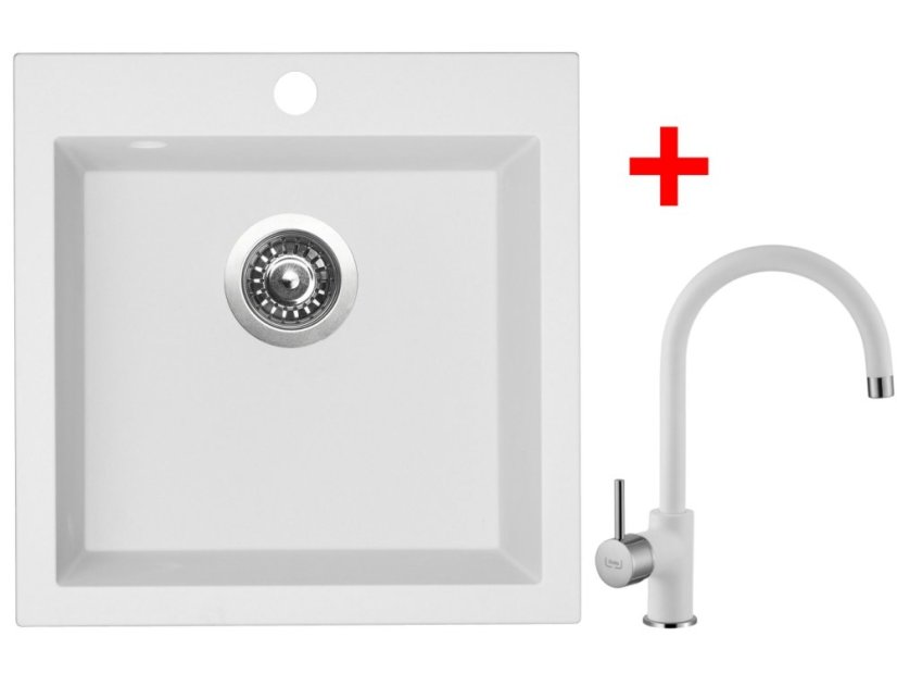 Sinks VIVA 455 Milk + Vitalia GR